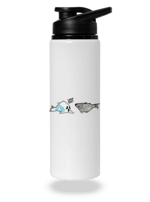 Leklá ryba lahev na vodu White