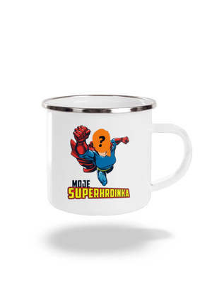 Moje superhrdinka plecháček White