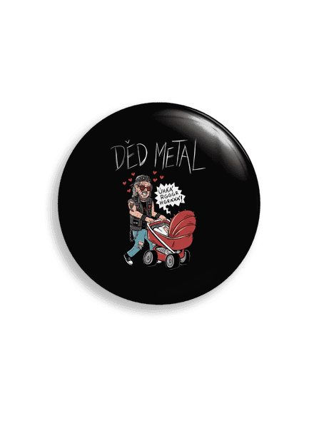 Děd metal placka uni