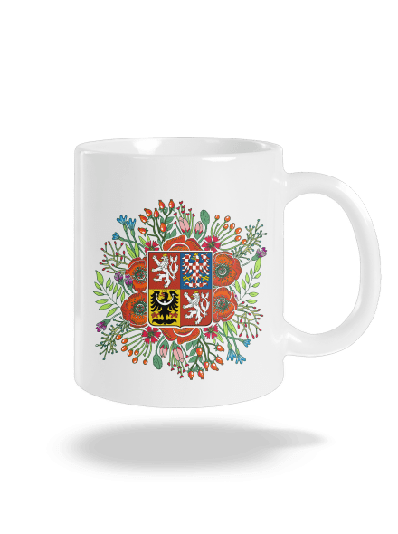 Moje rodná země Česká republika  klasický hrnek White