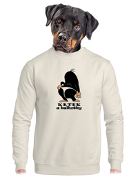 unisex mikina bez kapuce