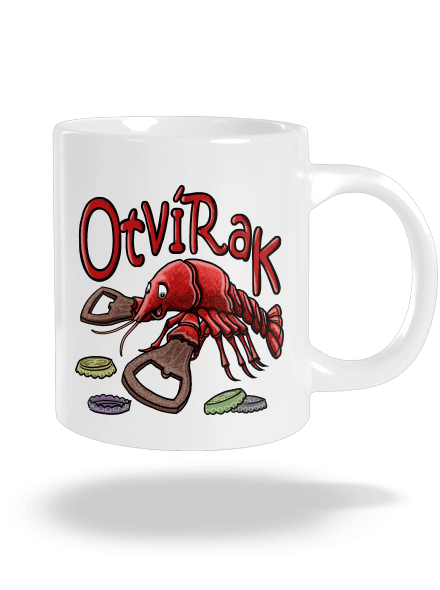 Otvírak velký hrnek White