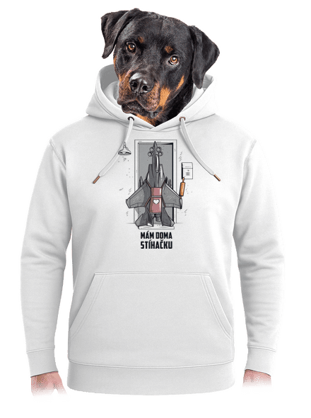 Stíhačka unisex mikina premium Snowwhite