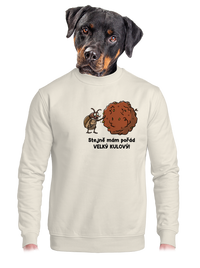 unisex mikina bez kapuce