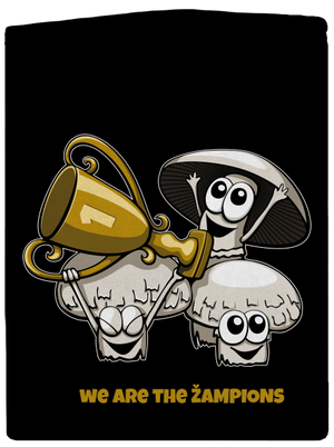 Žampioni dámská mikina na zip Black