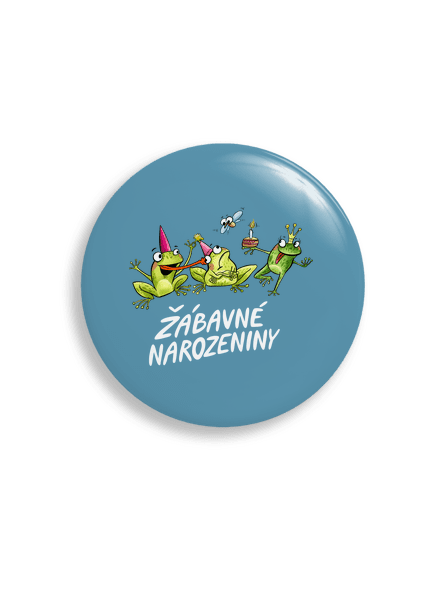 Žábavné narozeniny placka uni