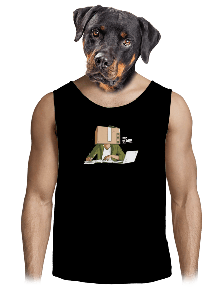 Jsem bedna pánské tílko Black