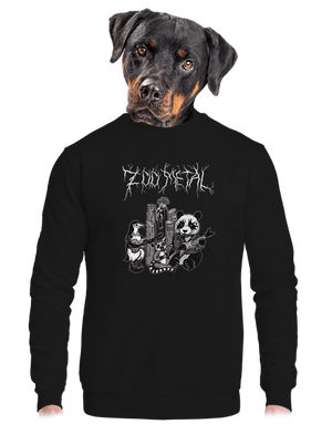 unisex mikina bez kapuce