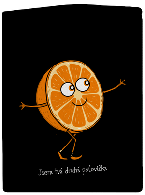 Druhá polovička dámská mikina na zip Black