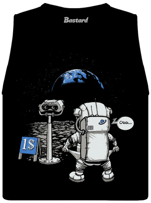 Kosmonaut dámské tílko volné Black