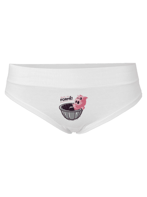 Ve formě dámské kalhotky White