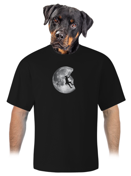 Noční lezec unisex tričko oversized Black
