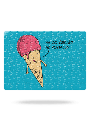 Zmrzlina puzzle White