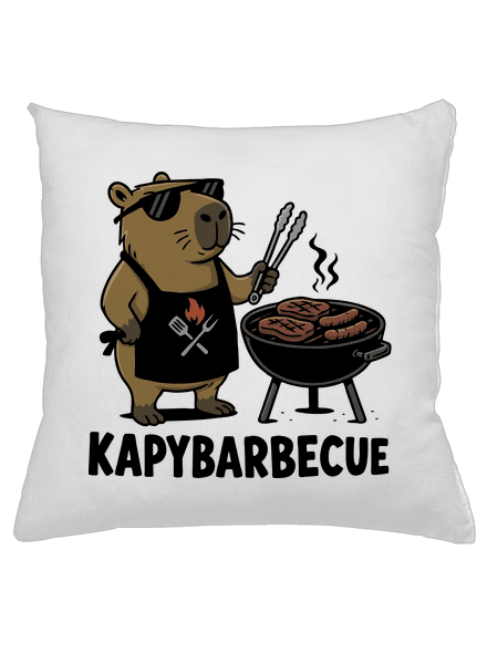 Kapybarbecue polštář White