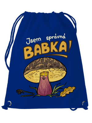 Babka a hříbeček vak Royal Blue Mal