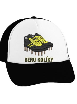 Beru kolíky kšiltovka truckerka Black cap