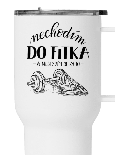 B12: Nechodim do fitka termohrnek White