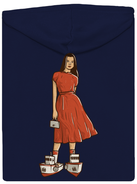 Lodičky pánská mikina na zip Navy