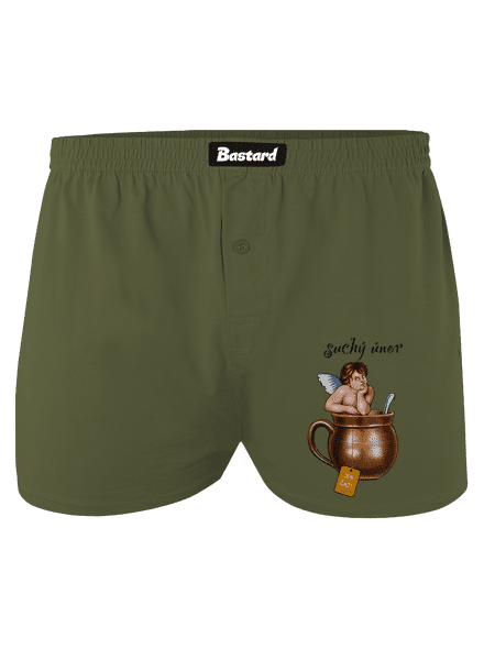 Suchý únor pánské trenky Khaki