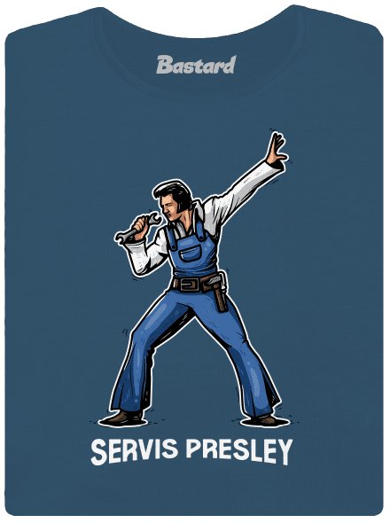 Servis Presley dámské tričko premium Petrol Blue