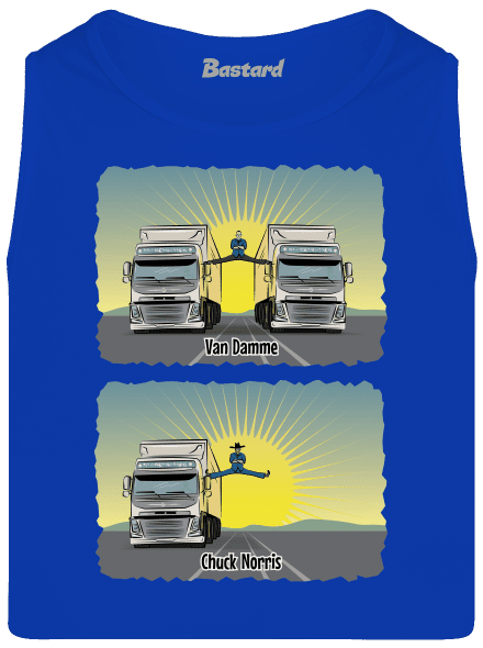 Chuck & Truck pánské tílko Royal Blue