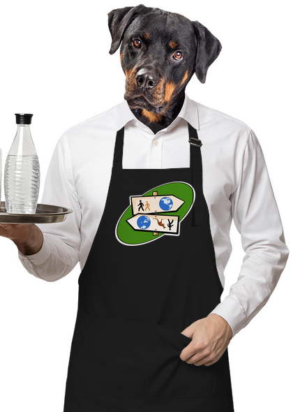 Dálkový pochod zástěra Black