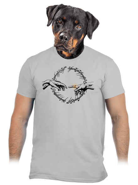 God of ring pánské tričko Pacific Grey