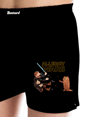 Allergy Wars pánské trenky Black