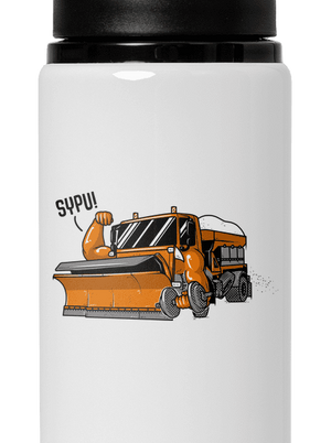 Sypu lahev na vodu White