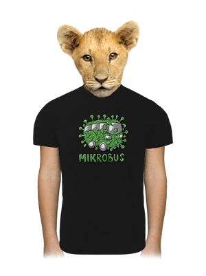 Mikrobus dětské sportovní tričko Black