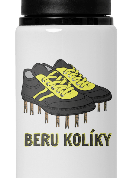 Beru kolíky lahev na vodu White