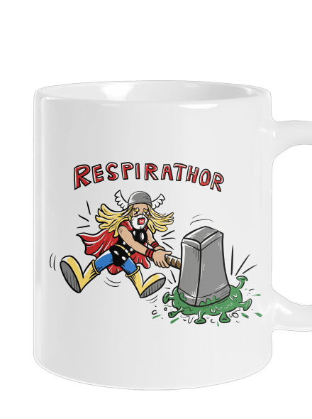 Respirathor klasický hrnek White