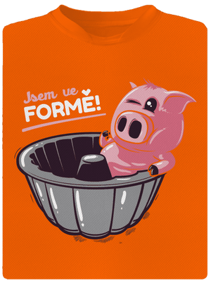 Ve formě pánské sportovní tričko Neon Orange