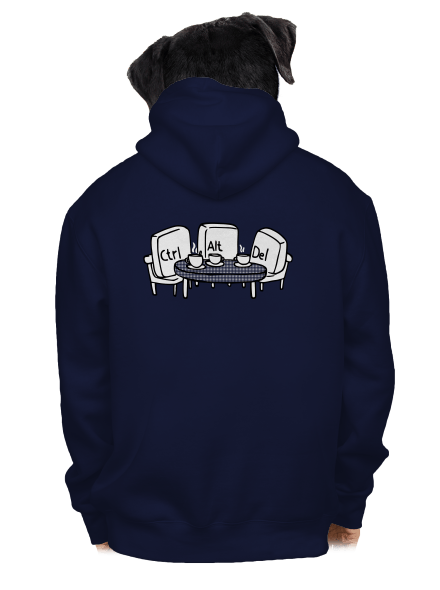 Nerozluční kamarádi pánská mikina na zip Navy