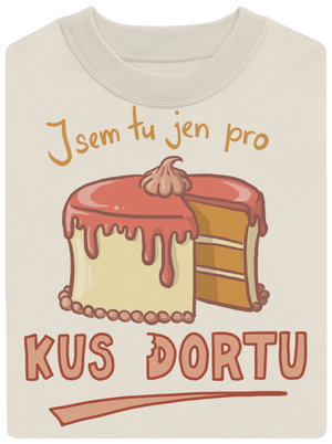 Pro kus dortu unisex mikina bez kapuce Off White