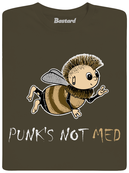 Punks Not Med pánské dlouhý rukáv Urban Khaki