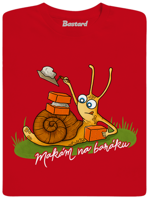 Makám na baráku pánské tričko Red