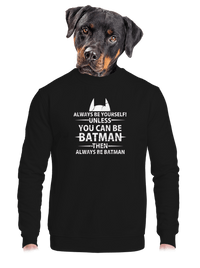 unisex mikina bez kapuce