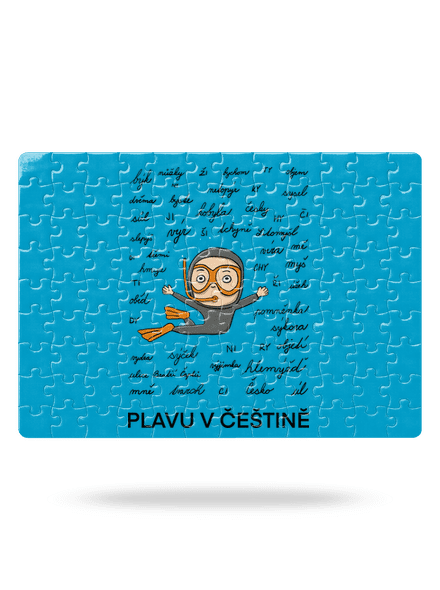 Plavu v češtině puzzle White
