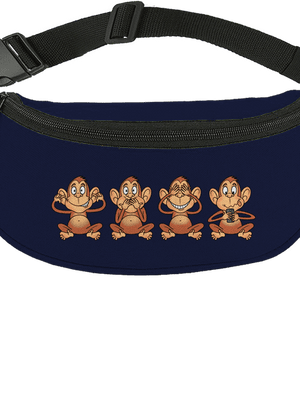 Opička s mobilem ledvinka French Navy