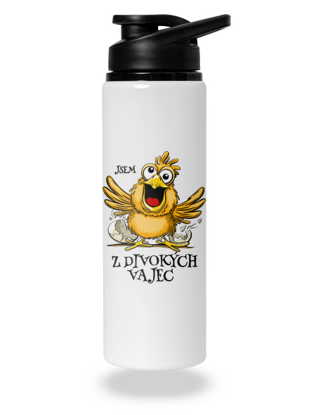 Z divokých vajec lahev na vodu White