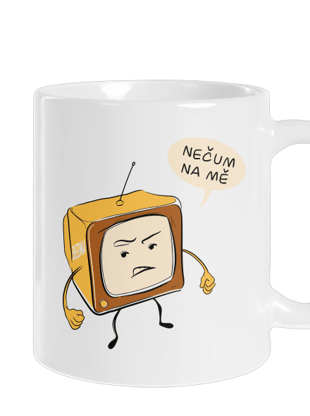 Nečum na mě klasický hrnek White
