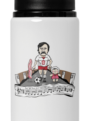 Fotbalová legenda lahev na vodu White