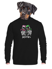 unisex mikina bez kapuce