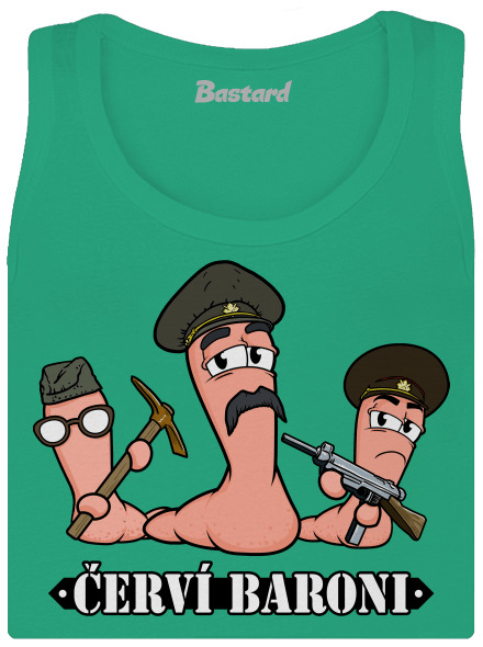 Červí baroni dámské tílko klasické Mint Mal