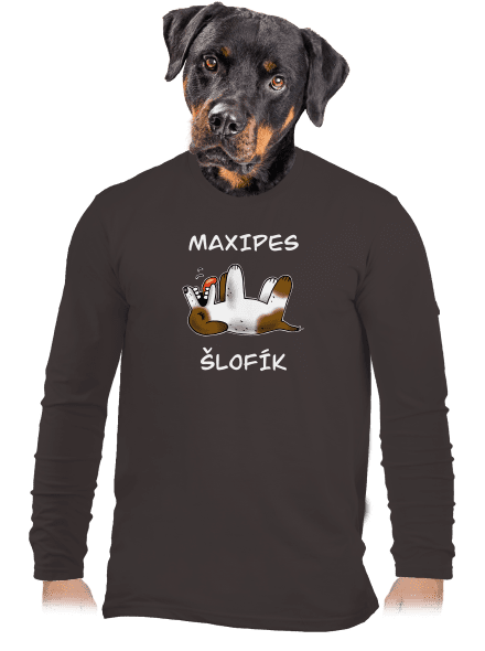 Maxipes Šlofík pánské dlouhý rukáv Bear Brown