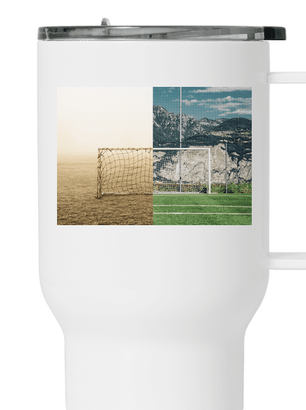 Brankový kontrast termohrnek White