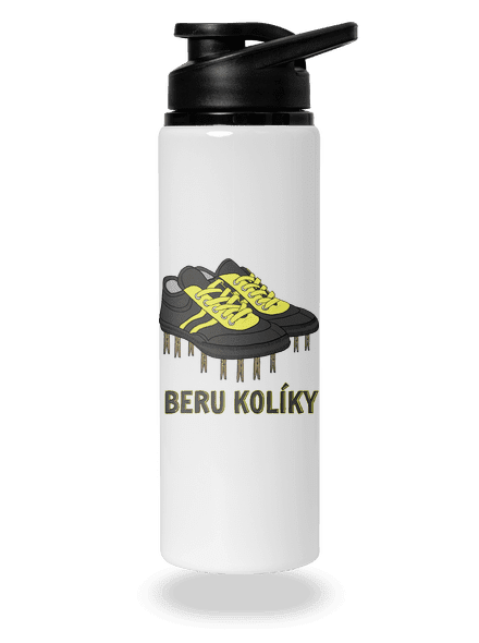 Beru kolíky lahev na vodu White