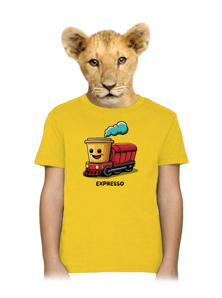 Expresso dětské tričko Gold