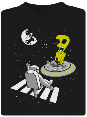 Vesmírný přechod pánské sportovní tričko Black